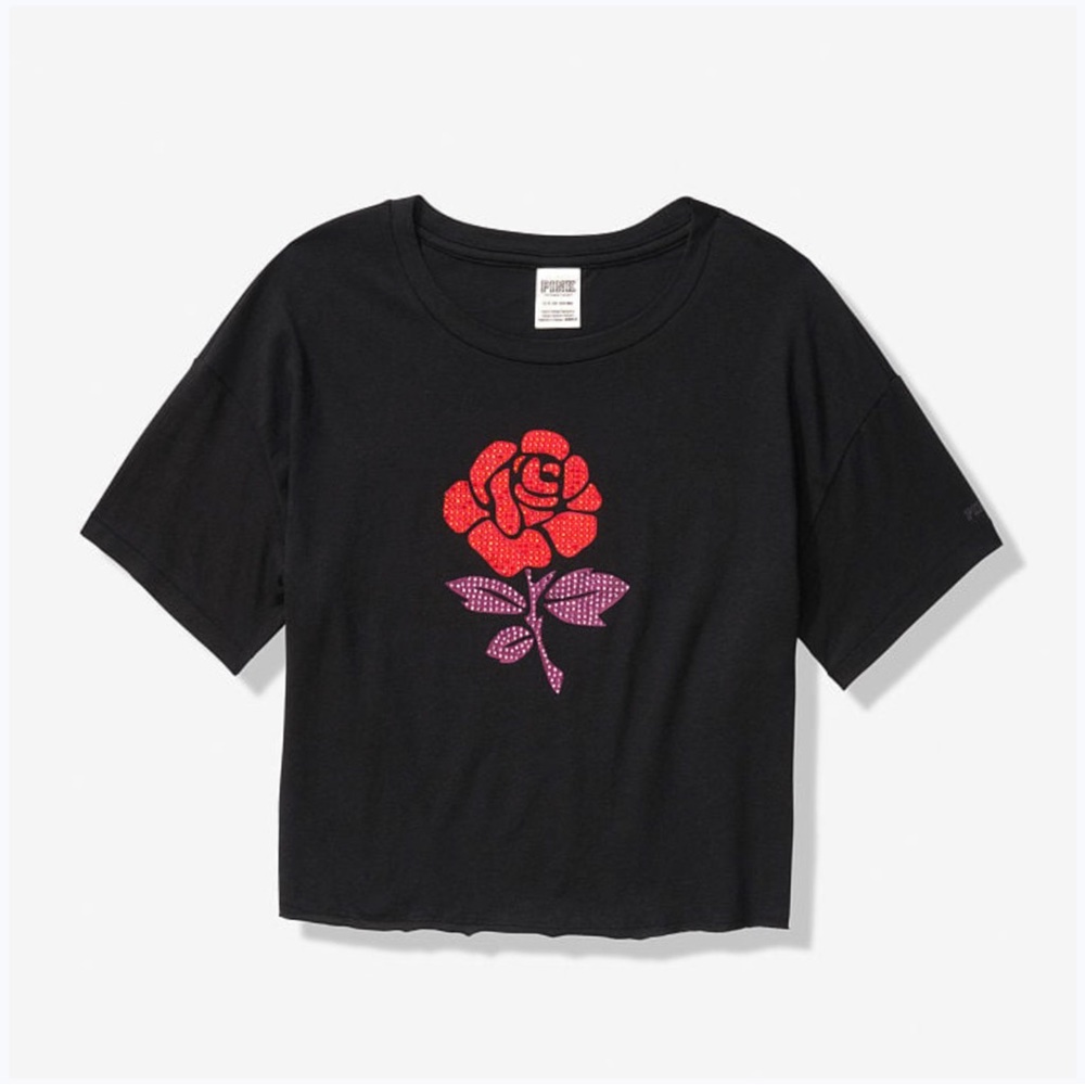 VICTORIA’S SECRET PINK Girlfriend Crop Tee